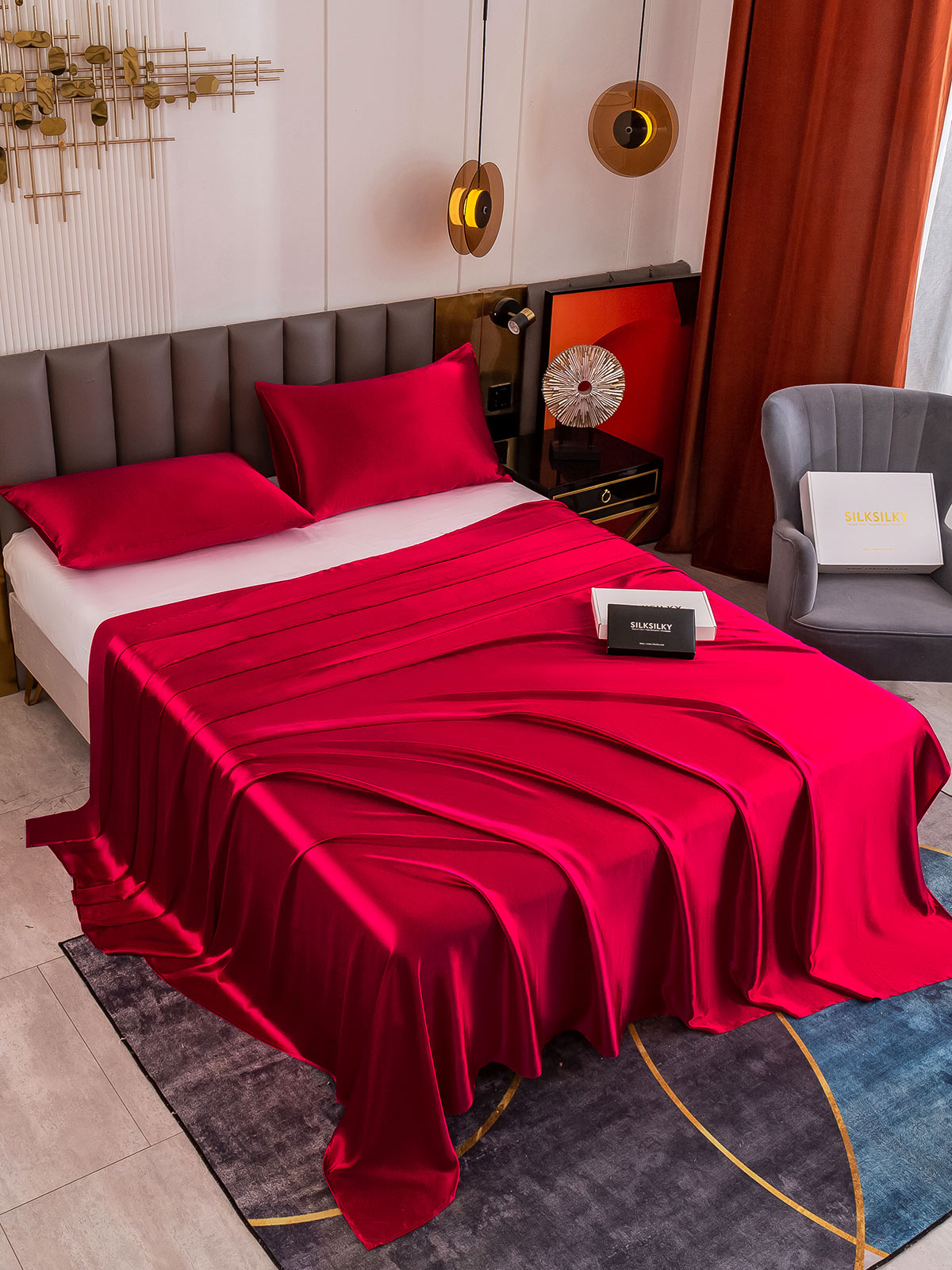 [Viini] SilkSilky-FI 19Momme Bedding Set 003