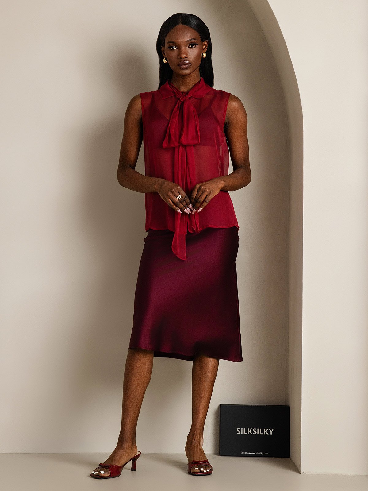 SilkSilky-FI Womens Shirt Viini 007