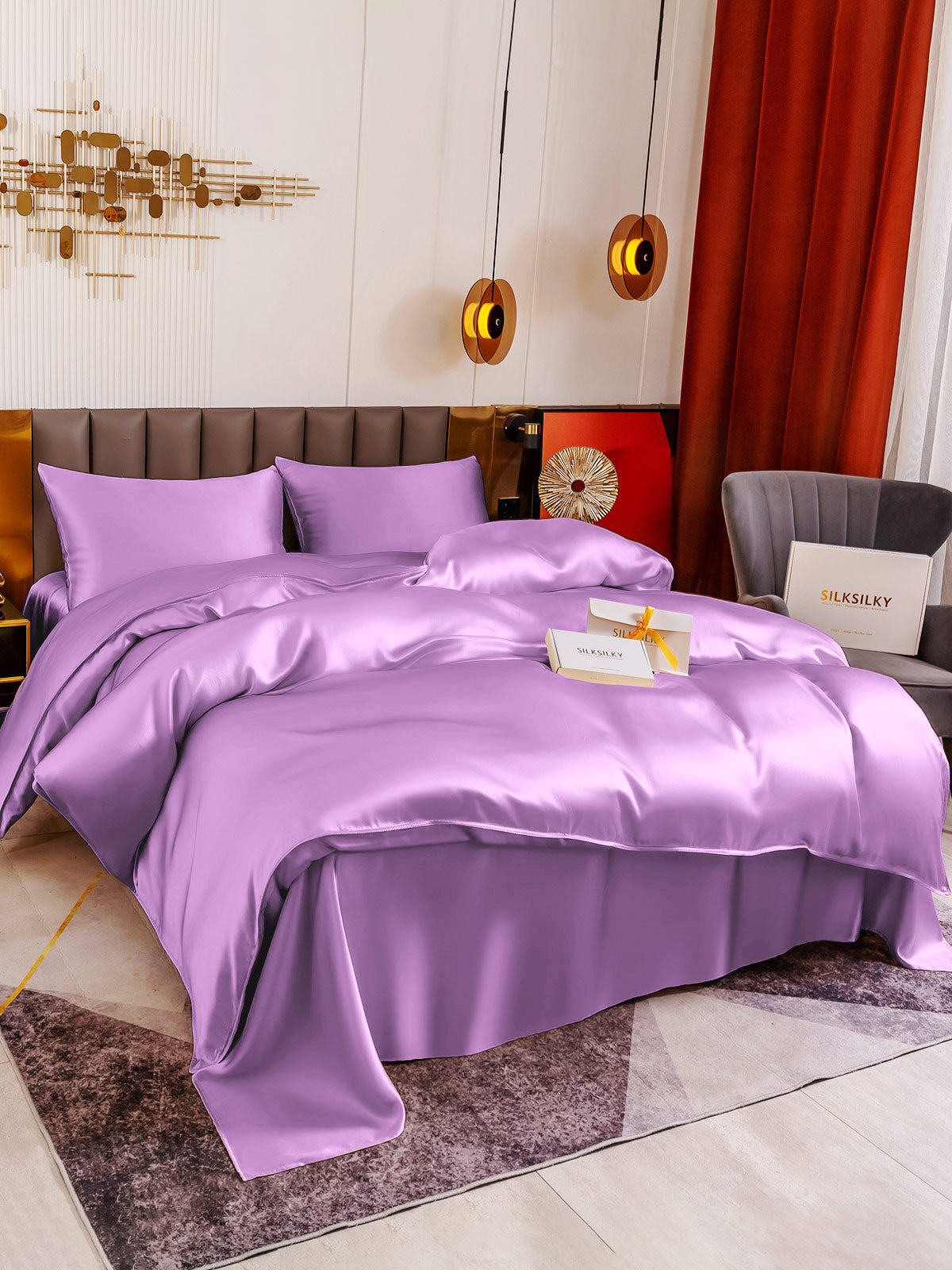 [Laventeli] SilkSilky-FI 19Momme Bedding Set 004
