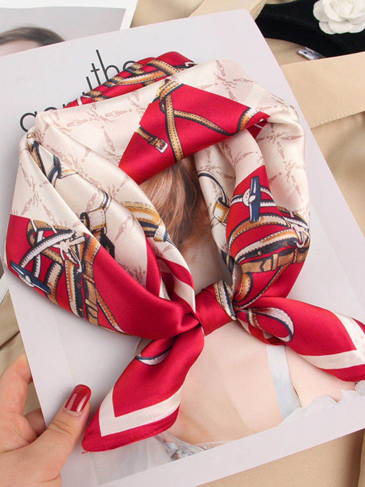 [P033] SilkSilky-FI Pure Silk Scarf 001