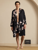 [Musta] SilkSilky-FI 19Momme Long Sleeve Mens Pajamas 002