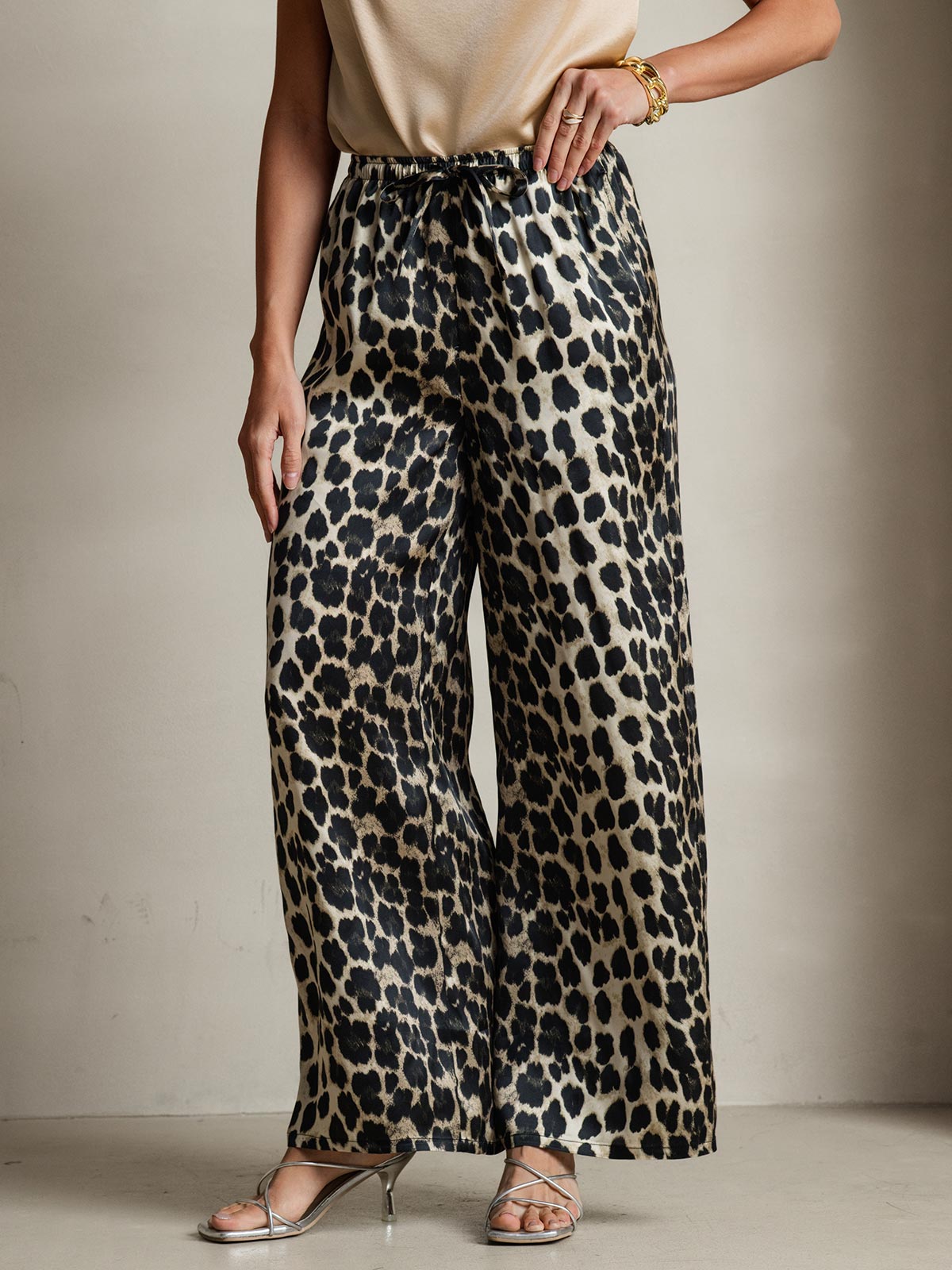 [Leopardi] SilkSilky-FI Womens Pants 006