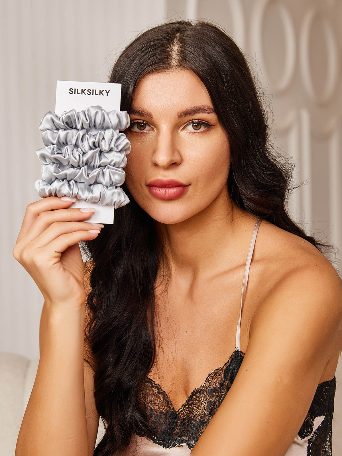 [Hopea] SilkSilky-FI 19Momme Scrunchie 001