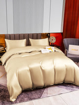 [Beige] SilkSilky-FI 22Momme Bedding Set 004,