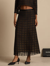 [Musta] SilkSilky-FI Skirt 001
