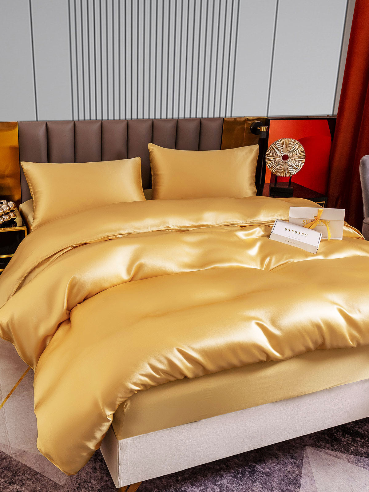 [Samppanja] SilkSilky-FI 22Momme Bedding Set 002