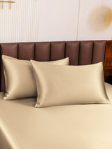[Beige] SilkSilky-FI 19Momme Pillowcase 001