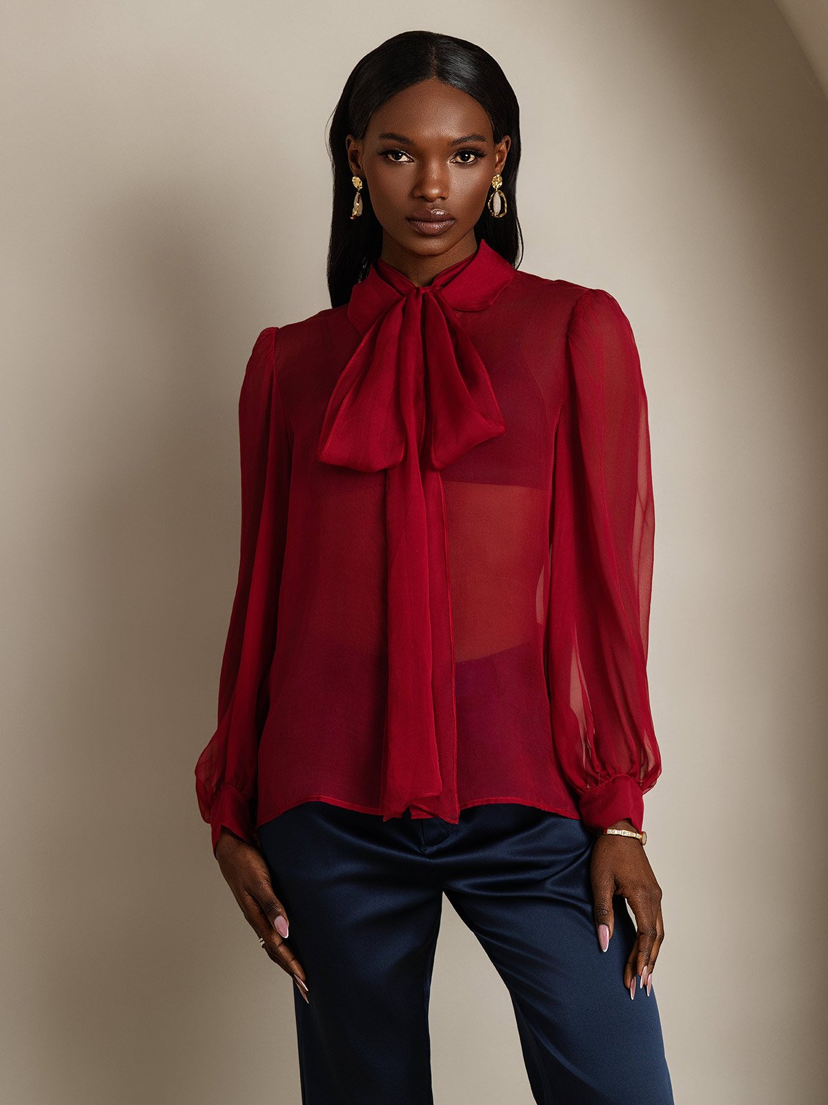 SilkSilky-FI Womens Shirt Viini 003