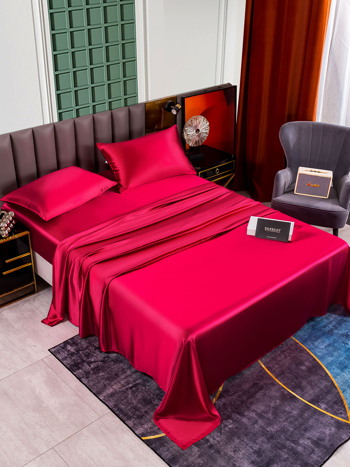 [Viini] SilkSilky-FI 25Momme Bedding Set 006