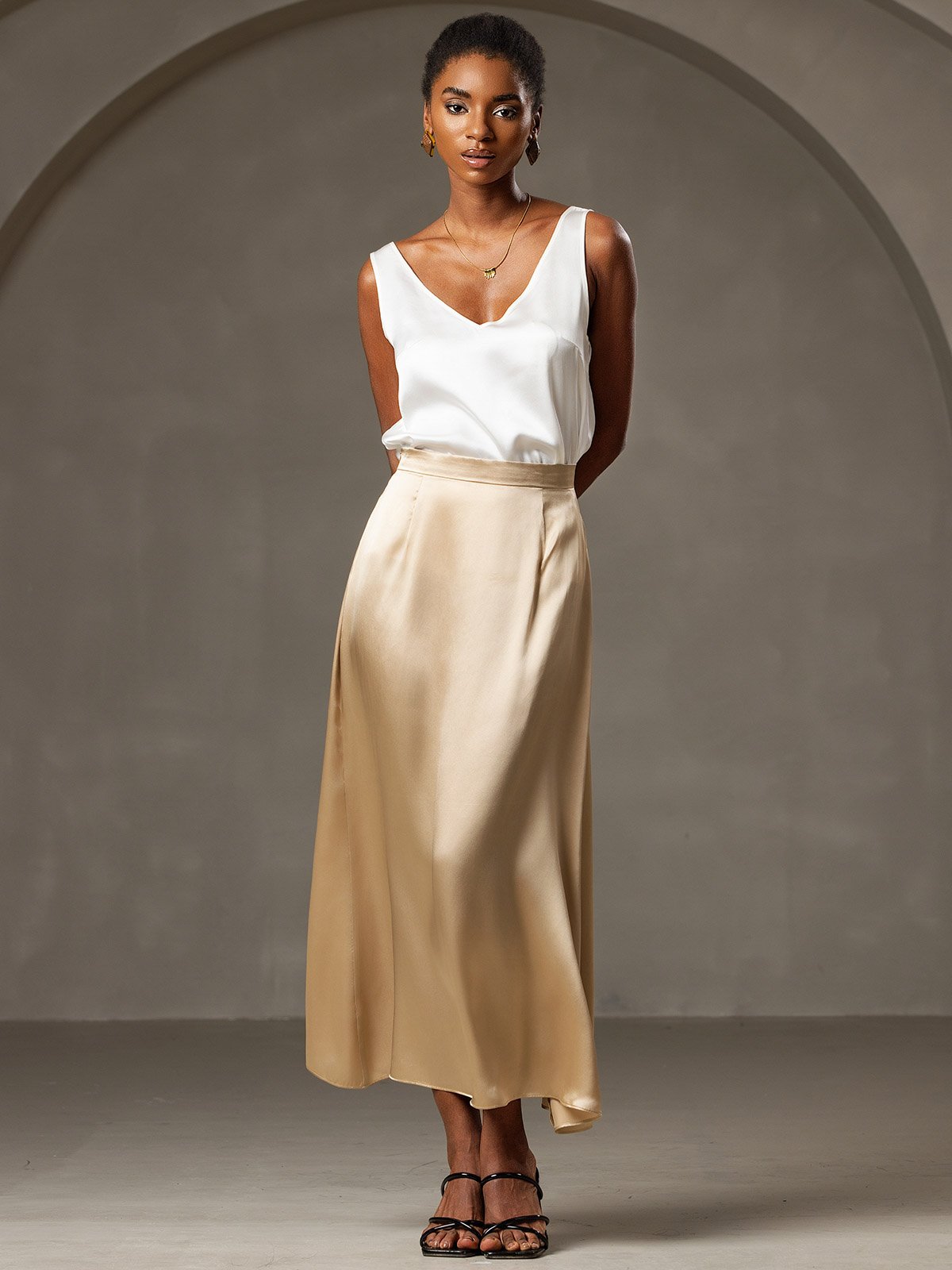[Samppanja] SilkSilky-FI 19Momme Skirt 001