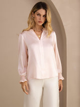 [Pinkki] SilkSilky-FI Long Sleeve Naisten Puserot 001