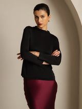 [Musta] SilkSilky-FI Womens T-Shirt 003