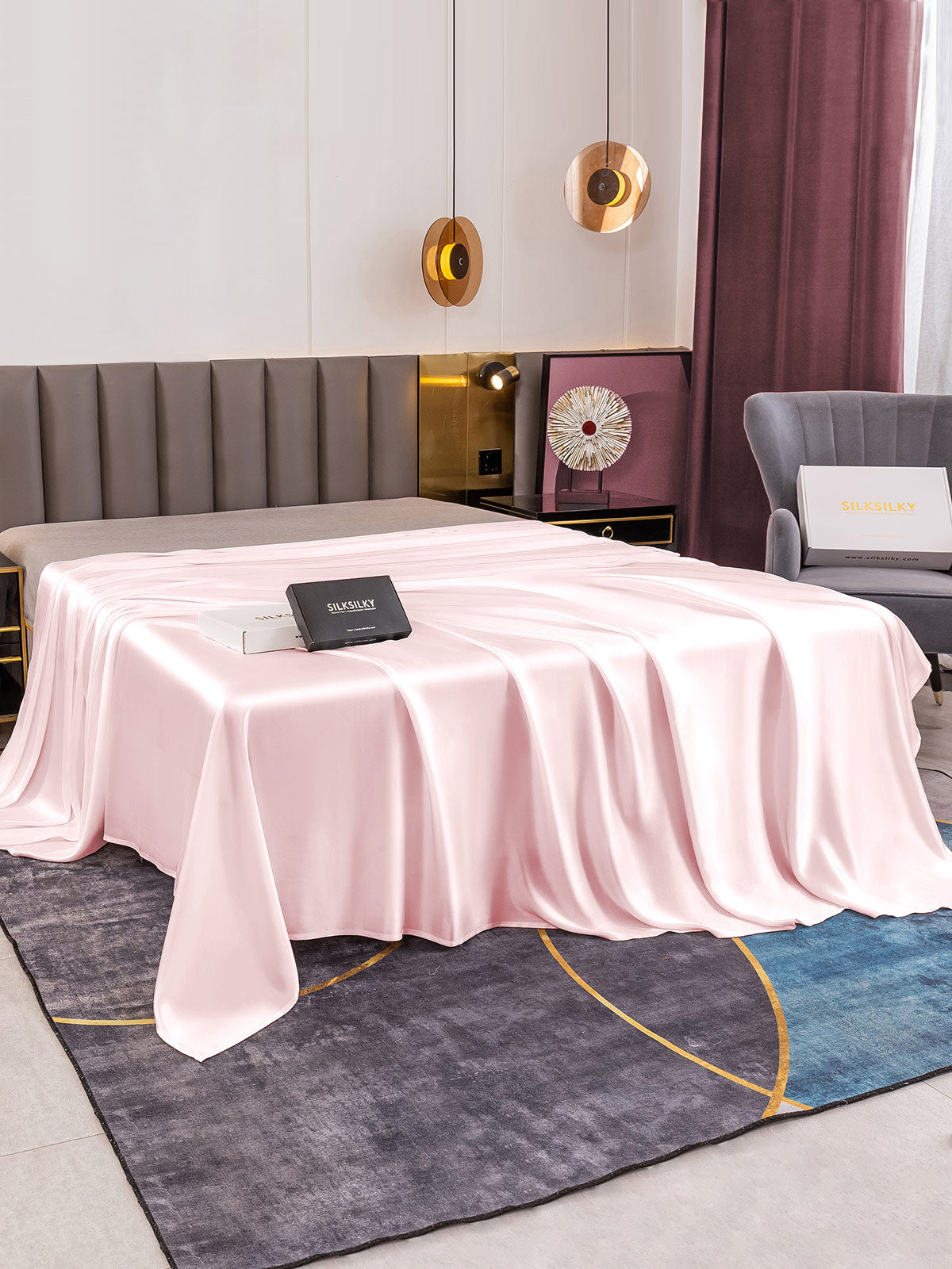 [Pinkki] SilkSilky-FI 19Momme Sheet 003