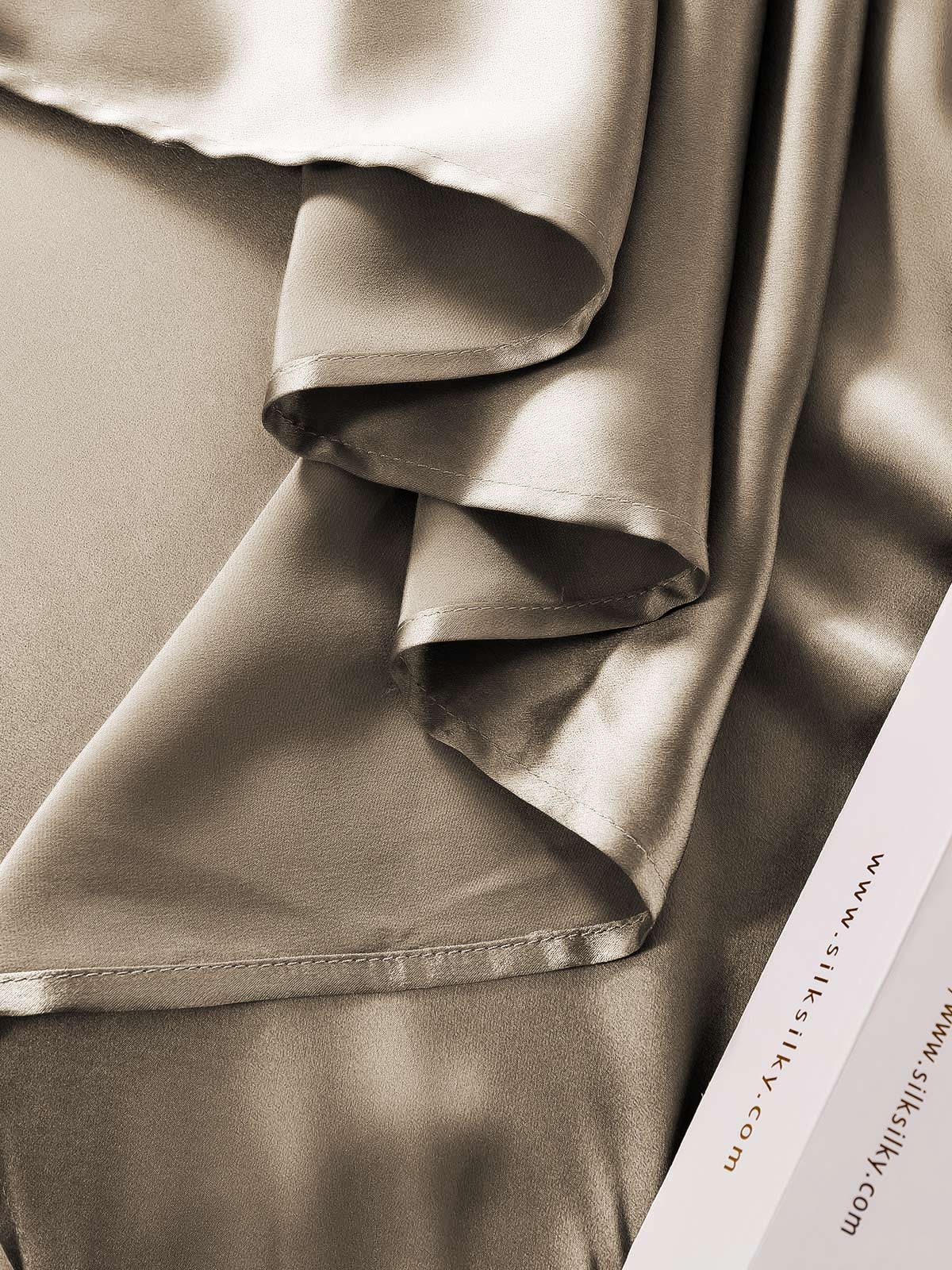 [Khaki] SilkSilky-FI 19Momme Bedding Set 006