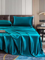 [Sinivihreä] SilkSilky-FI 22Momme Bedding Set 005,