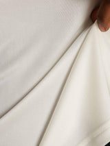 [Valkoinen] SilkSilky-FI Long Sleeve Crew Neck Naisten T-paita 005