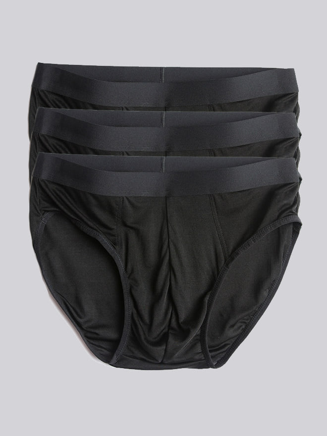 [Musta] SilkSilky-FI Mens Underwear 006
