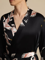 [Musta] SilkSilky-FI 19Momme Mens Robe 006