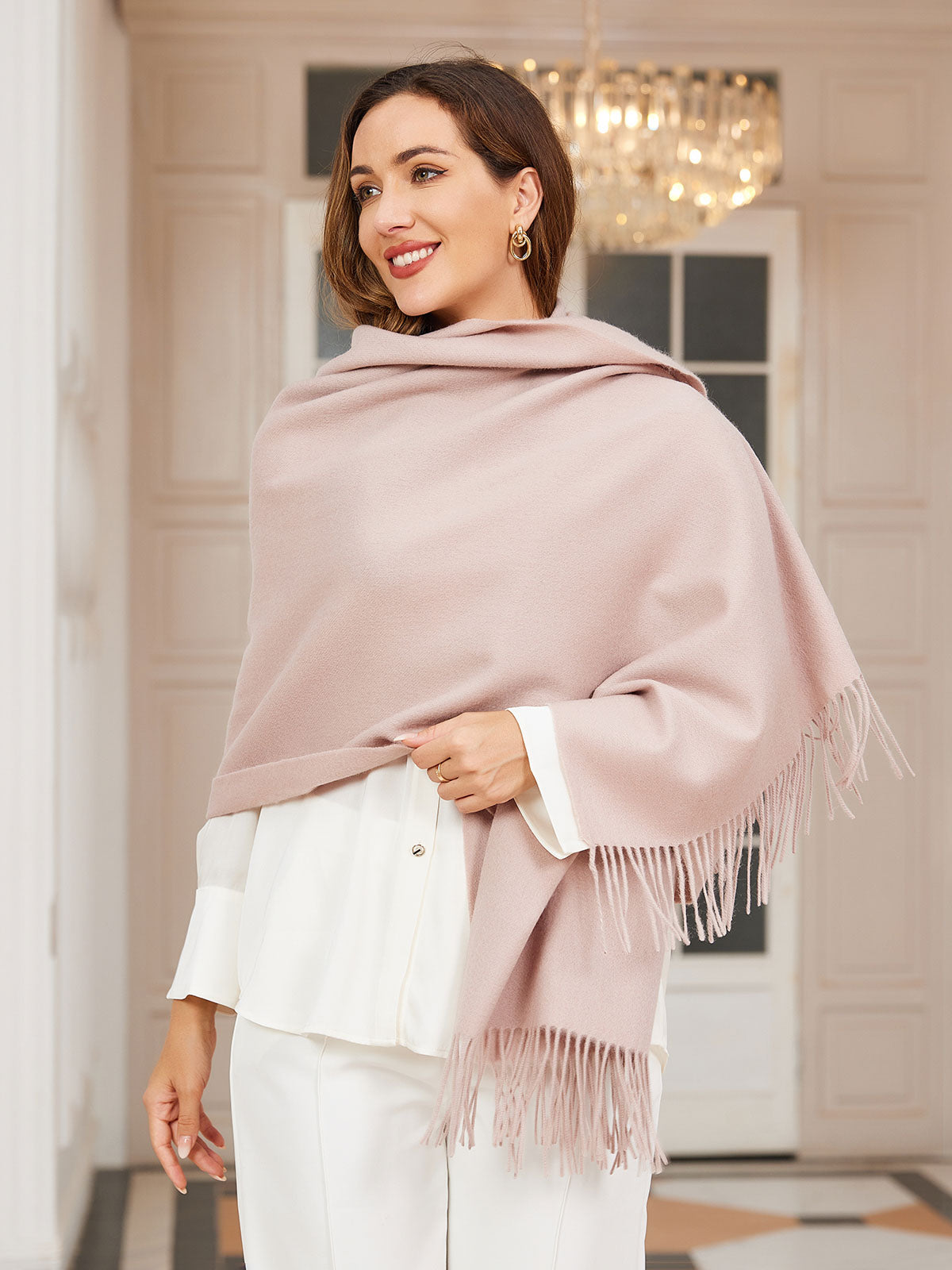 [Vaaleanbeige] SilkSilky-FI Scarf 003