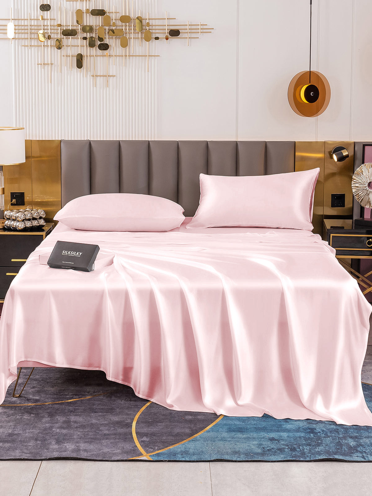 [Pinkki] SilkSilky-FI 19Momme Bedding Set 002