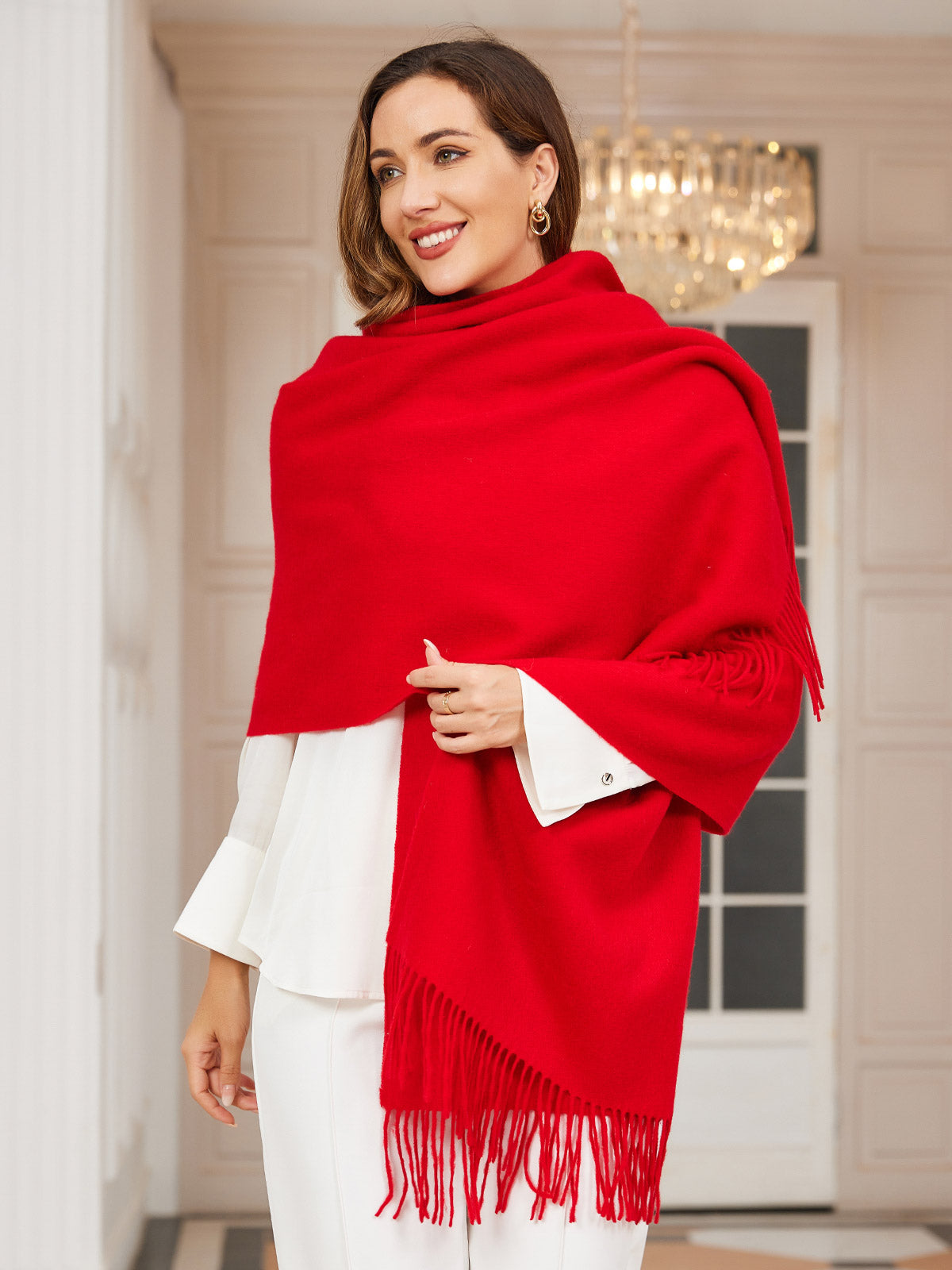 [Punainen] SilkSilky-FI Scarf 003