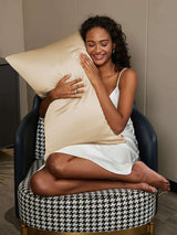 [Beige] SilkSilky-FI 22Momme Pillowcase 002