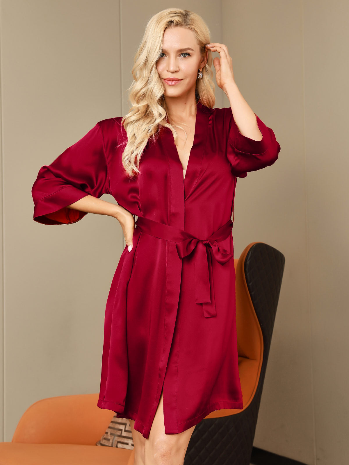 [Viini] SilkSilky-FI Womens Robe 005