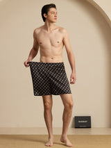 [Musta Ketju] SilkSilky-FI Men's Sleep Shorts 006