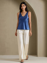 [Aito Petrooli] SilkSilky-FI Sleeveless V Neck Camisole Top 006