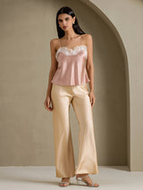 [Toscana] SilkSilky-FI Spaghetti Strap V Neck Camisole Top 005