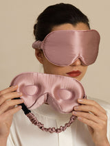 [Vaalean Mauve] SilkSilky-FI 22Momme Silmämaski 004