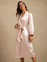 [Pinkki] SilkSilky-FI Long Sleeve Naisten Aamutakki 009