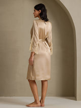 [Samppanja] SilkSilky-FI 3/4 Sleeve Naisten Aamutakki 002