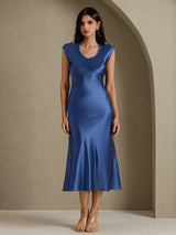 [Aito Petrooli] SilkSilky-FI Cap Sleeve Mekko 005