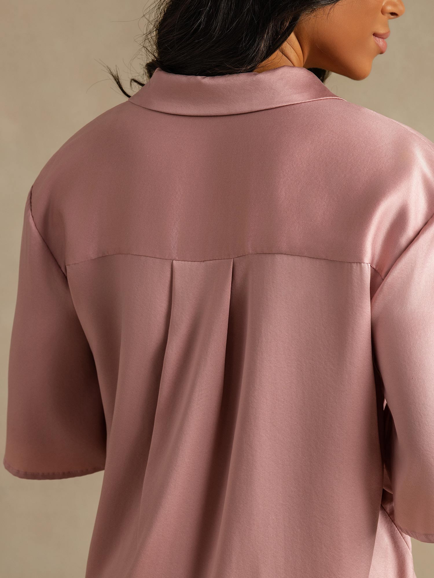 [Persikkaiho] SilkSilky-FI 19Momme Womens Pajamas 005,