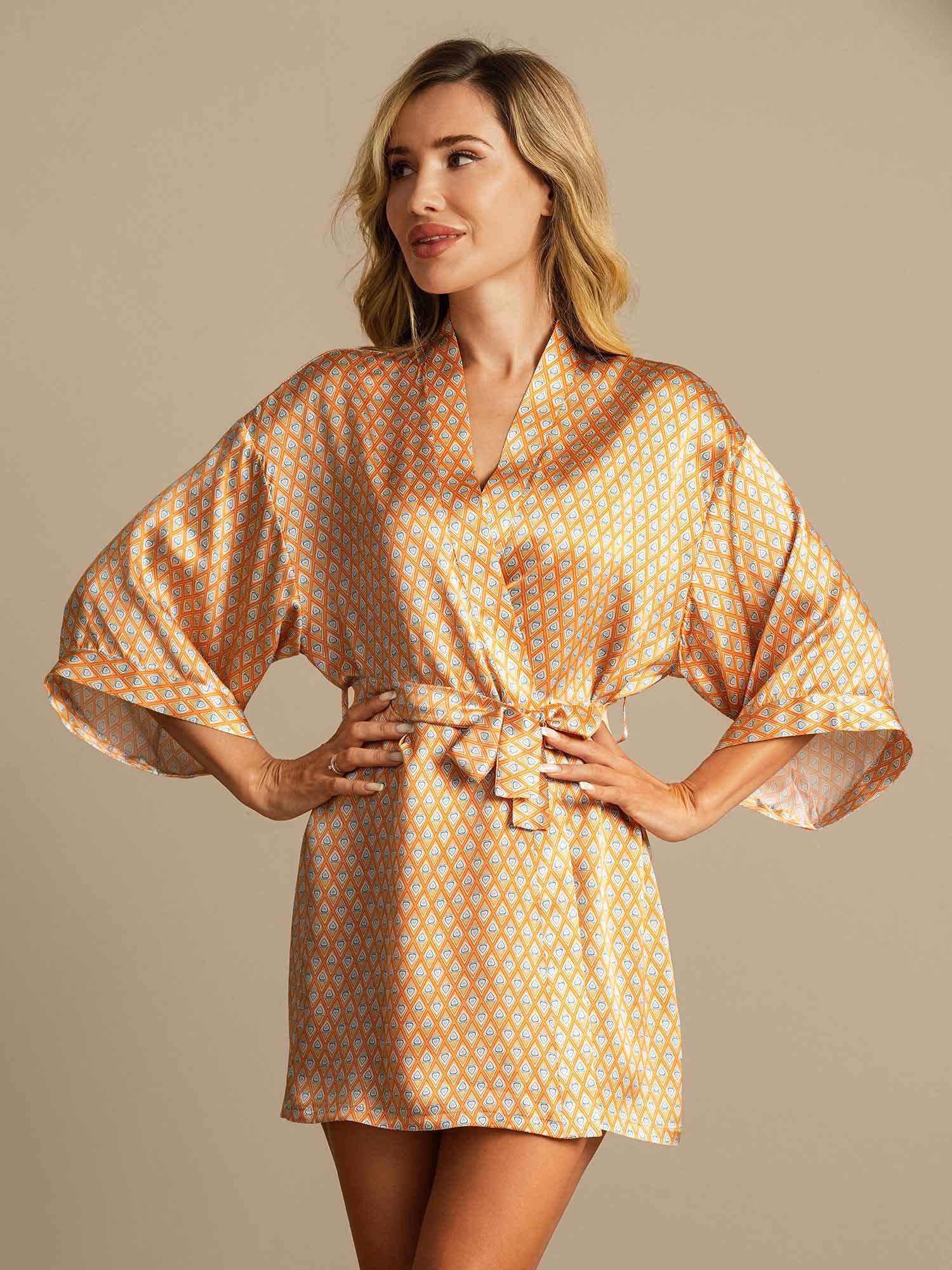 [Kukka] SilkSilky-FI Womens Robe 001,