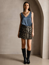 [Aito Petrooli] SilkSilky-FI Sleeveless V Neck Camisole Top 005