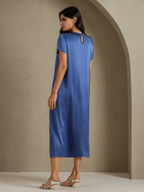 [Aito Petrooli] SilkSilky-FI Short Sleeve Crew Neck Mekko 002