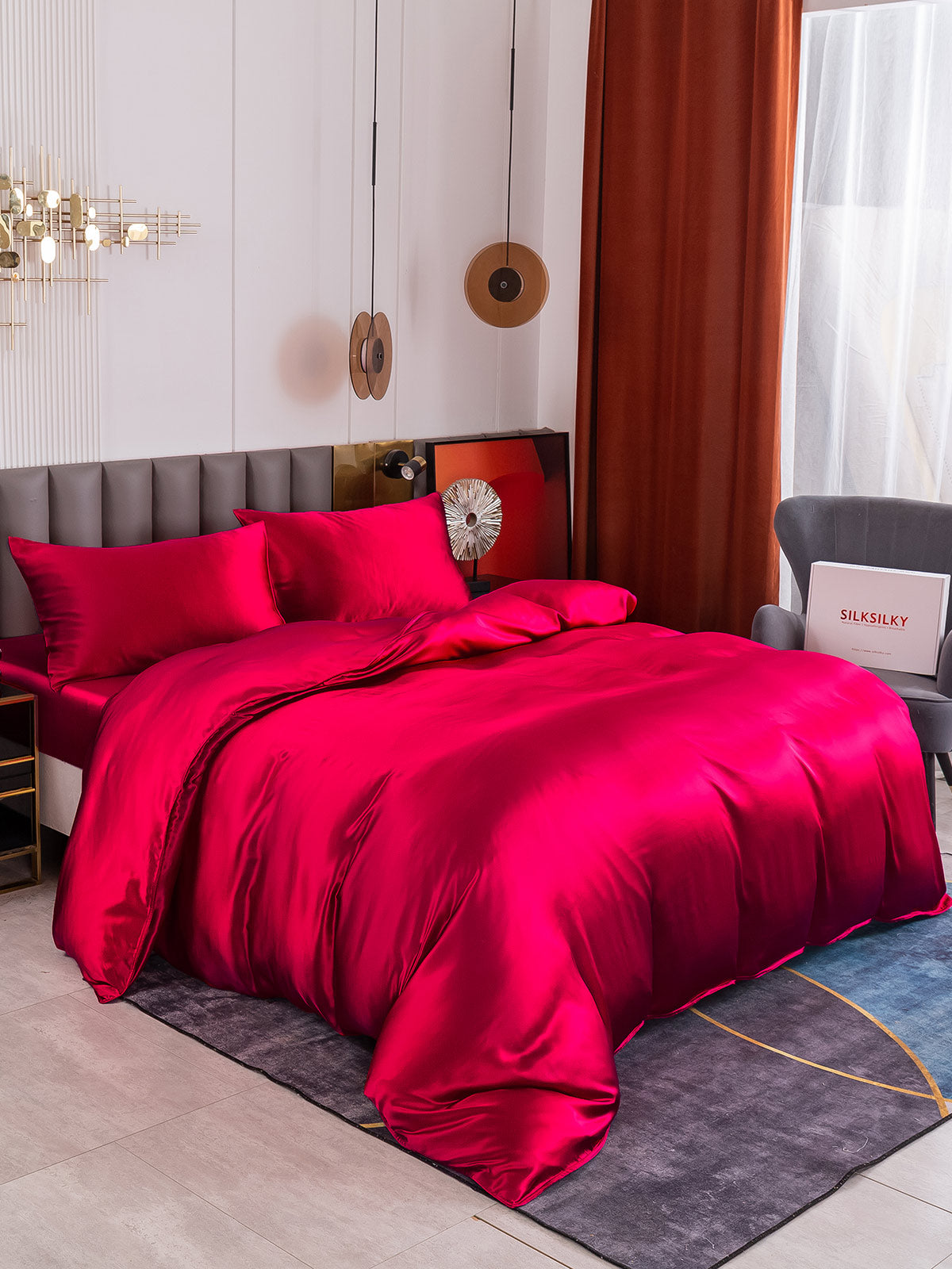 [Viini] SilkSilky-FI 19Momme Bedding Set 006