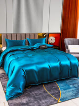 [Sinivihreä] SilkSilky-FI 22Momme Bedding Set 004,