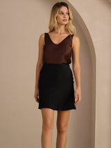[Musta] SilkSilky-FI Skirt 004