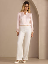 [Pinkki] SilkSilky-FI Long Sleeve Naisten Puserot 007