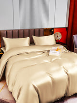 [Beige] SilkSilky-FI 22Momme Bedding Set 006,