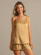 [Tan] SilkSilky-FI 19Momme Camisole Set 003