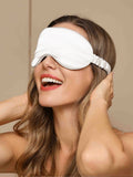 SilkSilky-FI 19Momme Eye Mask Valkoinen 004