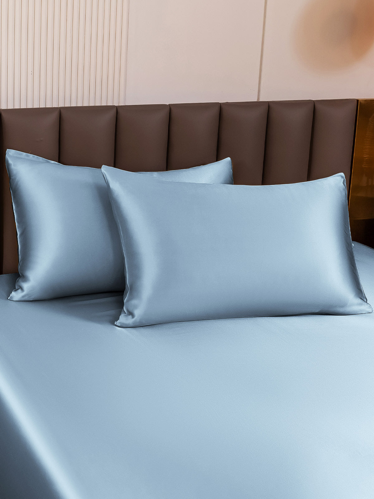 [Vaaleansininen] SilkSilky-FI 19Momme Pillowcase 001