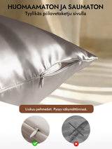 [Harmaa] SilkSilky-FI 30Momme Tyynyliina 006