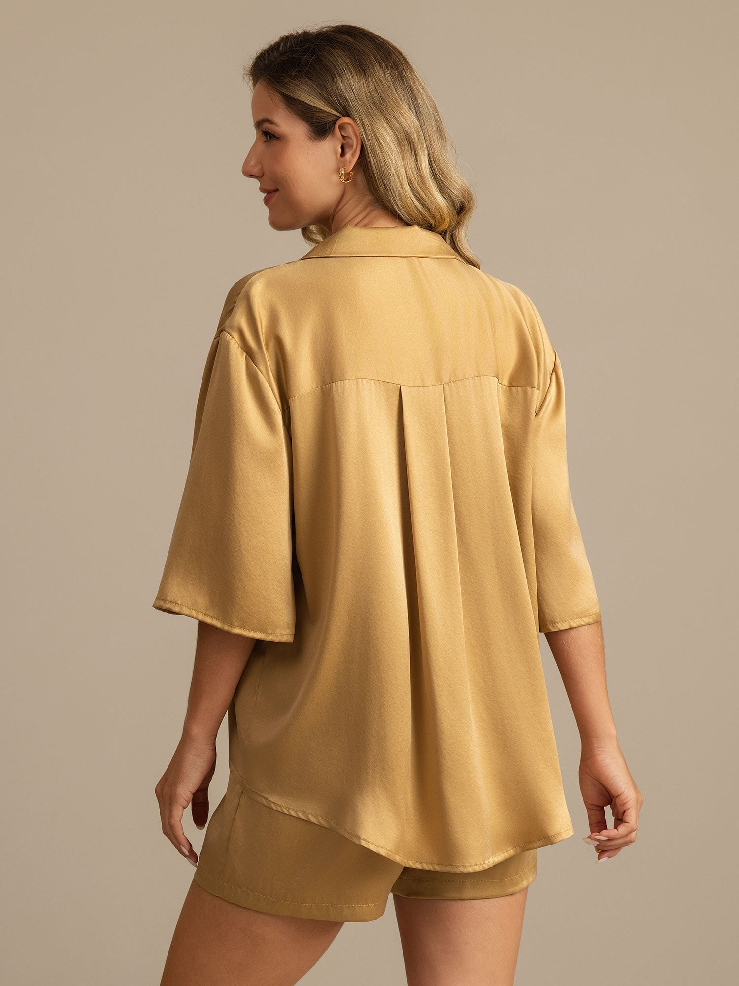 [Tan] SilkSilky-FI 19Momme Womens Pajamas 002,