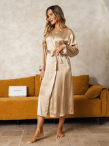 [Samppanja] SilkSilky-FI Long Sleeve Naisten Aamutakki 005