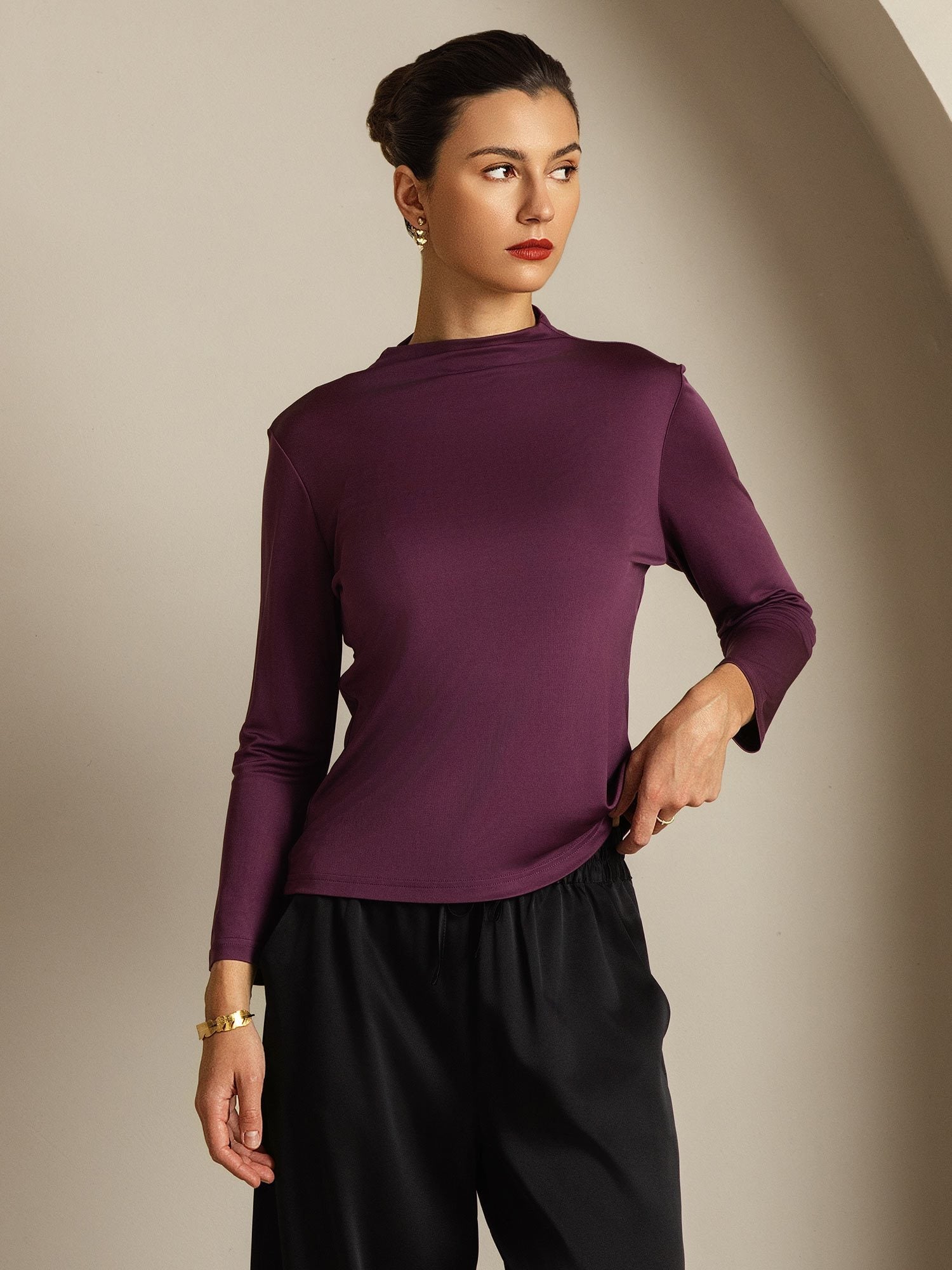[Violetti] SilkSilky-FI Womens T-Shirt 009